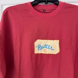 NWOT Pigeon Said Please Butter Stick Tee 🧈